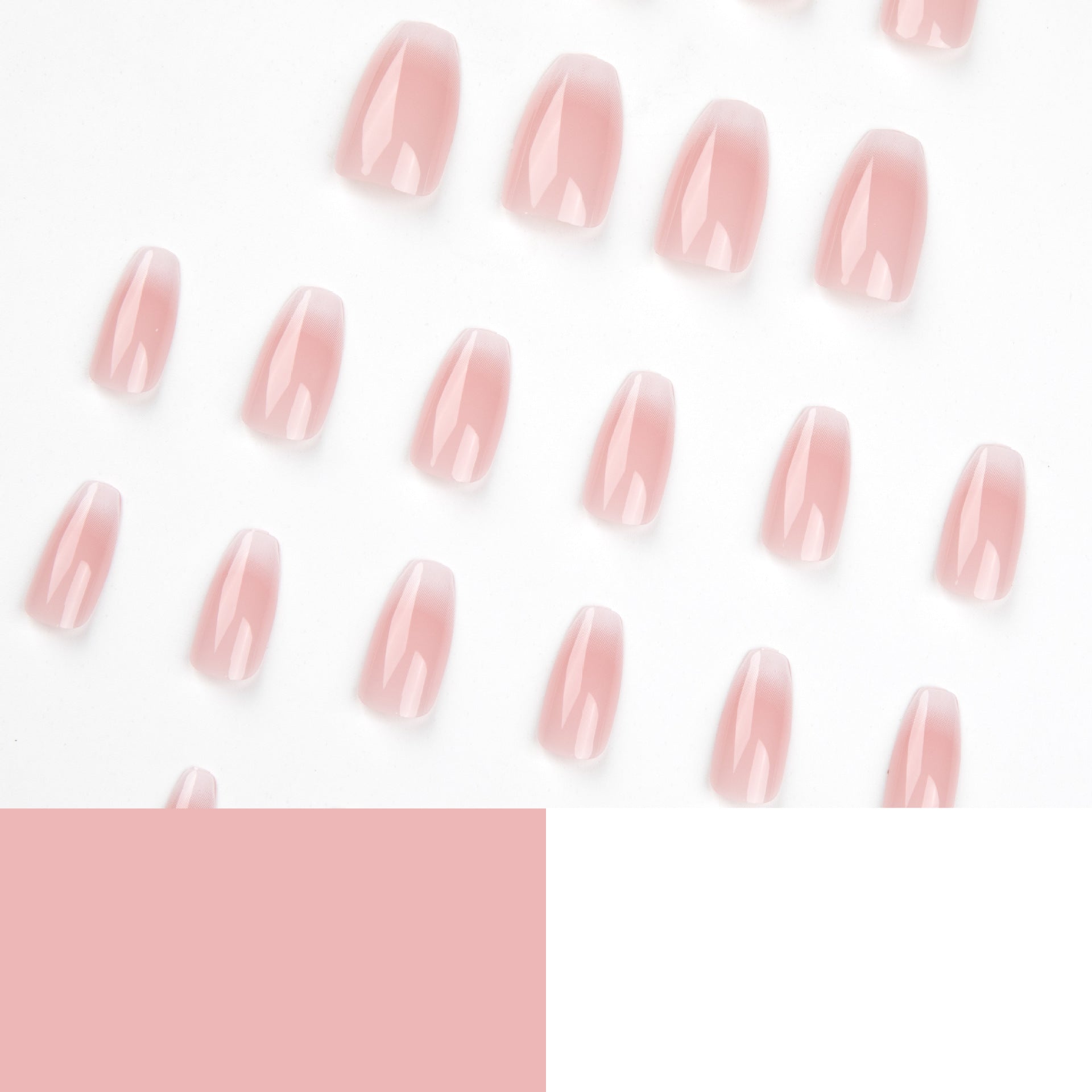 Bubblegum Vanilla Ombre - Medium Coffin