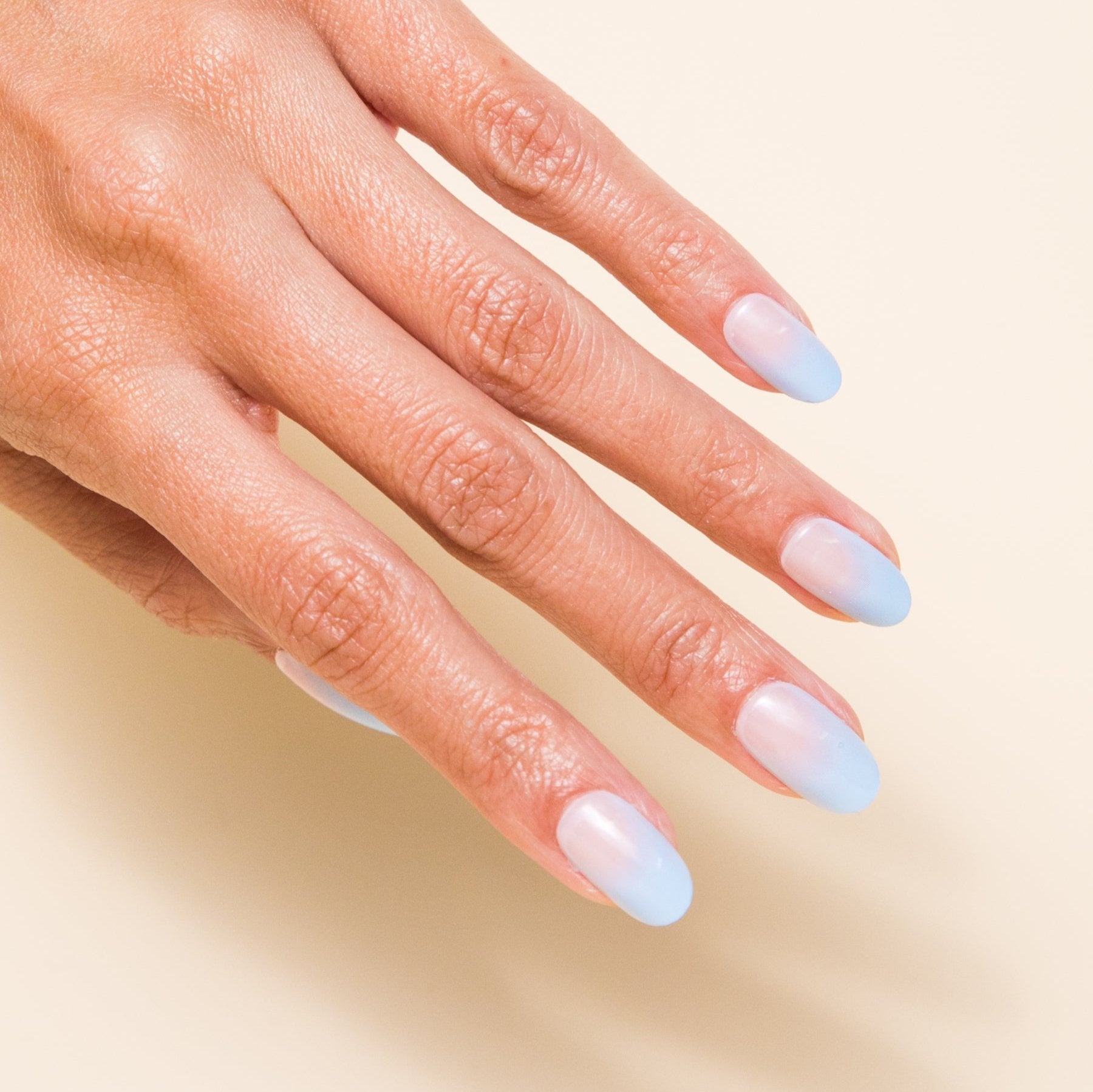 Iced Peach Ombre - Medium Oval